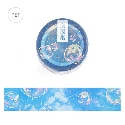 BGM Foil Stamping Clear Tape — Sky Encyclopedia: Bubble Shadow — roll front
