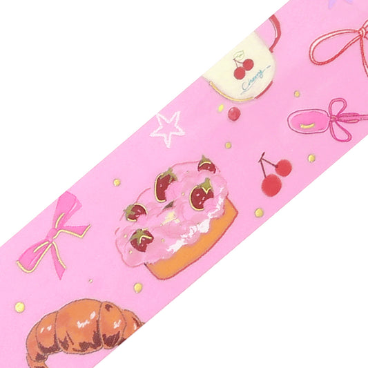 BGM Foil Stamping Clear Tape — Sky Encyclopedia: Sweet Time — pattern detail