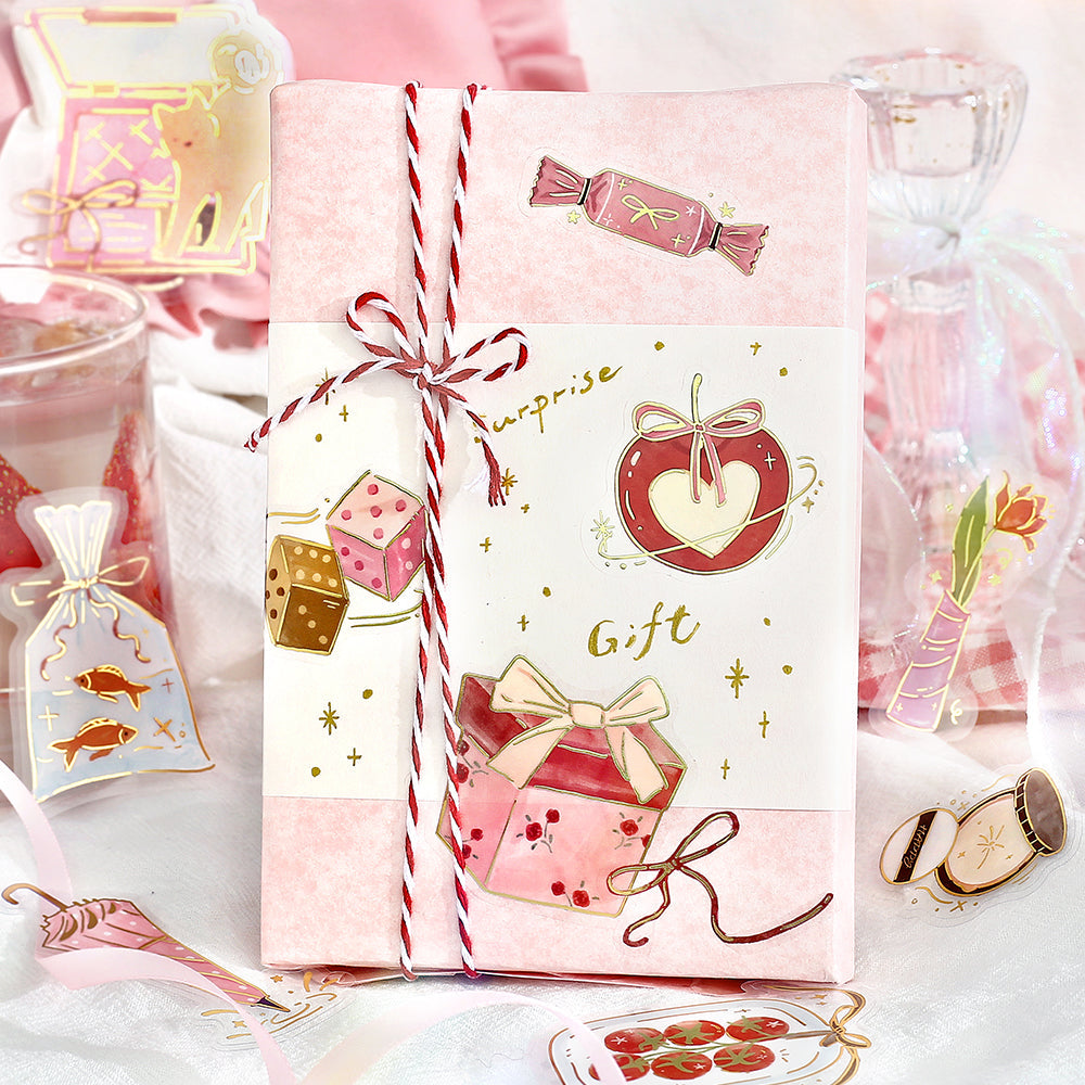 BGM Foil Stamping Flake Seal: Dolce Vita — A Good Day for Gifts — with packaging