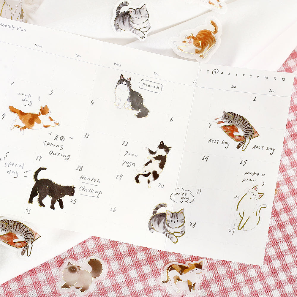 BGM Foil Stamping Flake Seal: IPPAI — Cats Galore Vol. 2 — with packaging