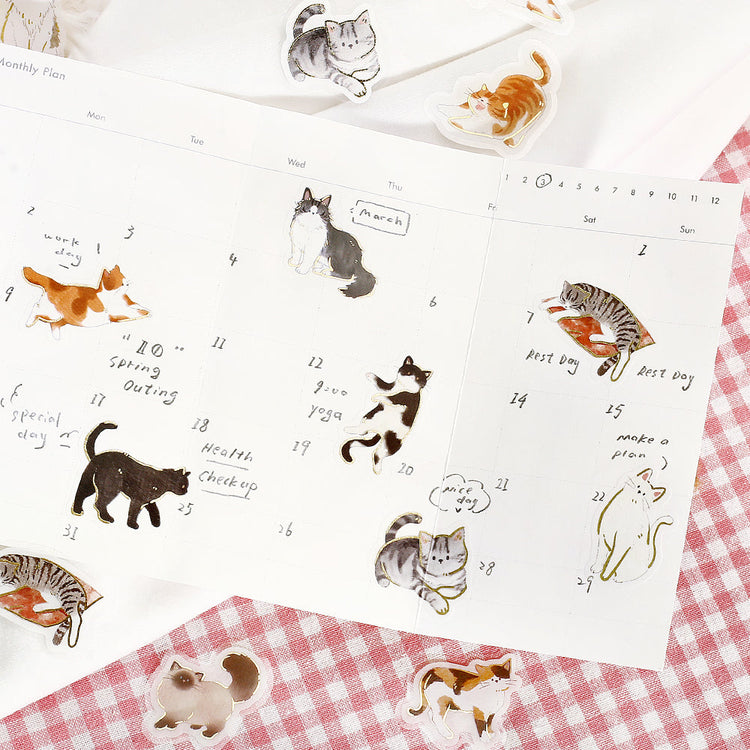 BGM Foil Stamping Flake Seal: IPPAI — Cats Galore Vol. 2 — with packaging