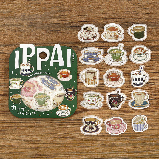 BGM Foil Stamping Flake Seal: IPPAI — Cups Galore — sticker detail