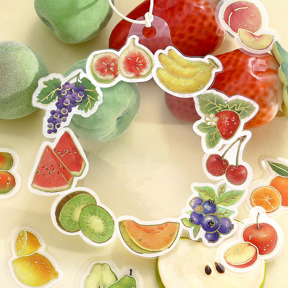 BGM Foil Stamping Flake Seal: IPPAI — Fruits Galore — with packaging