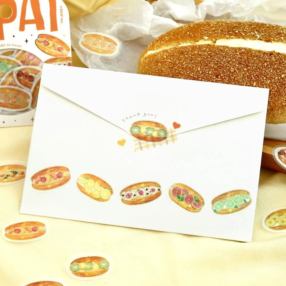 BGM Foil Stamping Flake Seal: Ippai — Full of Koppepan — with packaging