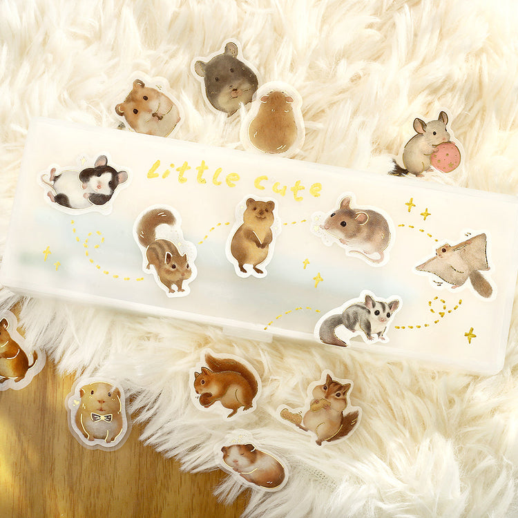 BGM Foil Stamping Flake Seal: IPPAI — Small Animals Galore — with packaging