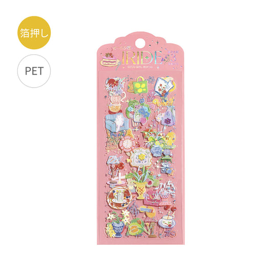 BGM Foil Stamping Iride Seal: Iride — Colors of Living — sheet front