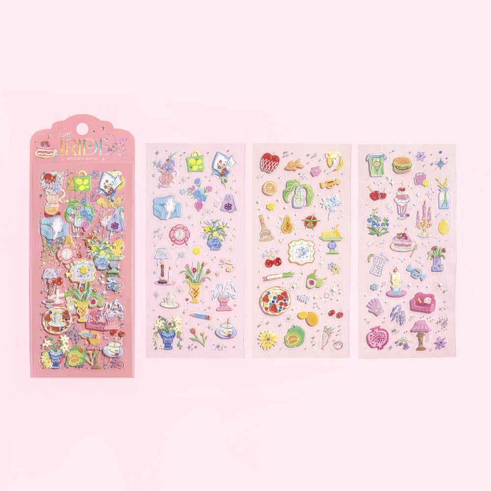 BGM Foil Stamping Iride Seal: Iride — Colors of Living — sticker detail