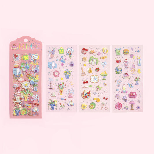 BGM Foil Stamping Iride Seal: Iride — Colors of Living — sticker detail