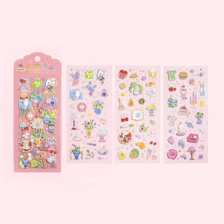 BGM Foil Stamping Iride Seal: Iride — Colors of Living — sticker detail