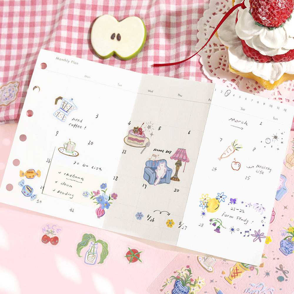 BGM Foil Stamping Iride Seal: Iride — Colors of Living — with packaging
