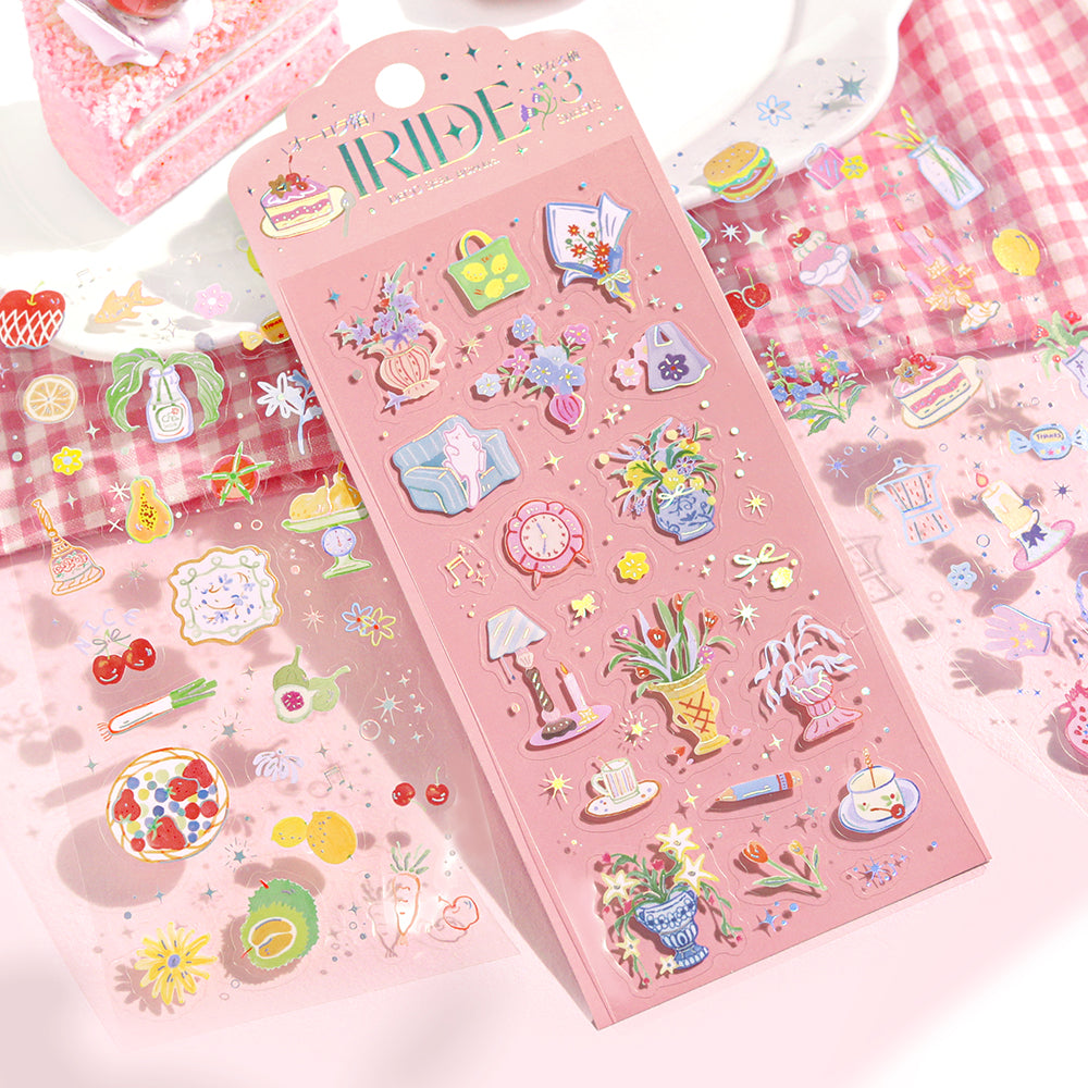 BGM Foil Stamping Iride Seal: Iride — Colors of Living — close-up