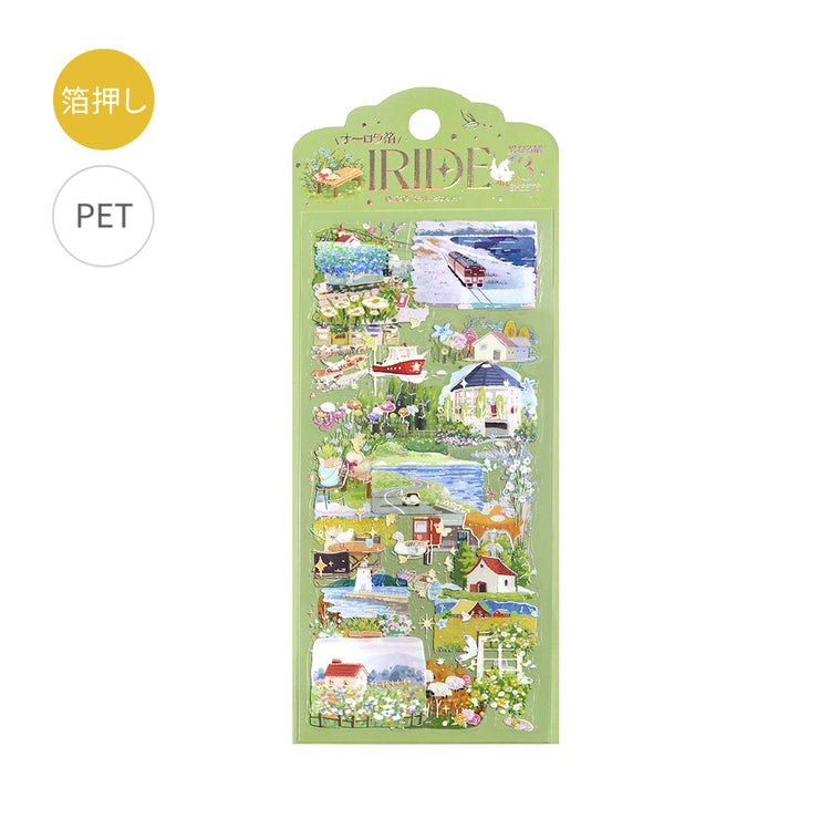 BGM Foil Stamping Iride Seal: Iride — On My Travels — sheet front