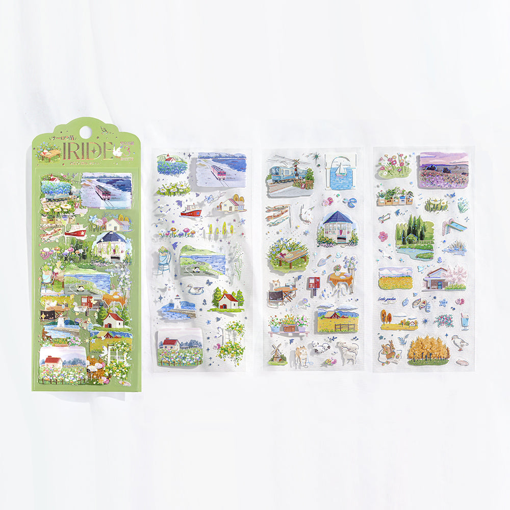 BGM Foil Stamping Iride Seal: Iride — On My Travels — sticker detail