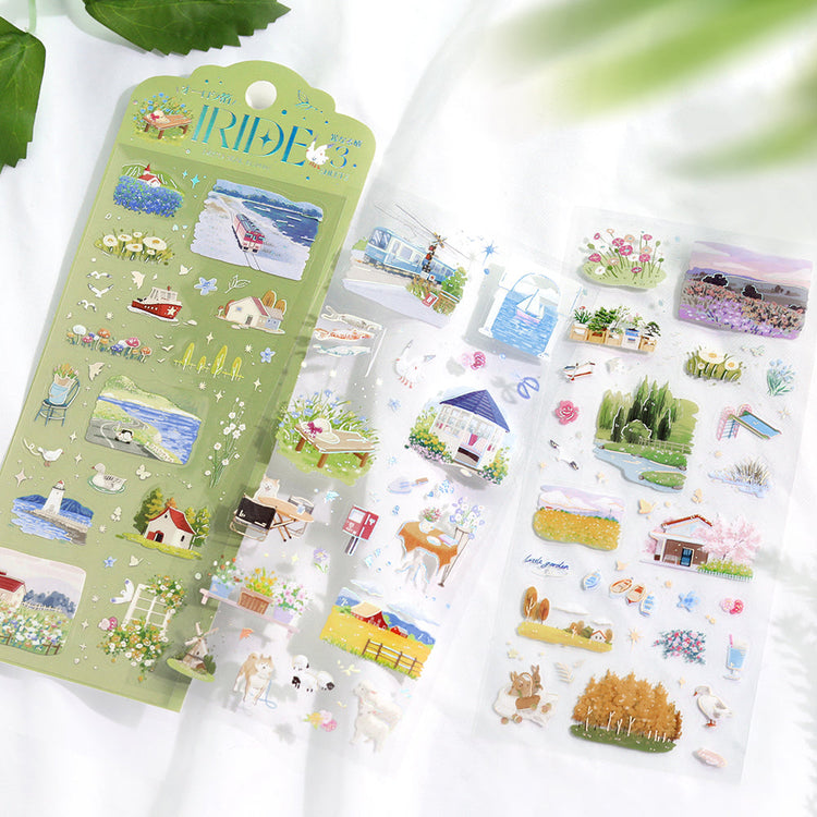 BGM Foil Stamping Iride Seal: Iride — On My Travels — close-up