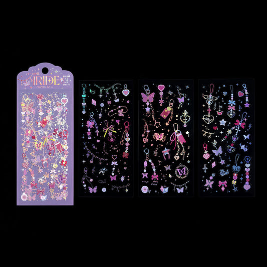 BGM Foil Stamping Iride Seal: Iride — Twinkly Charm — sticker detail
