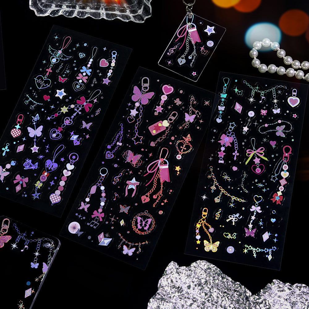 BGM Foil Stamping Iride Seal: Iride — Twinkly Charm — close-up