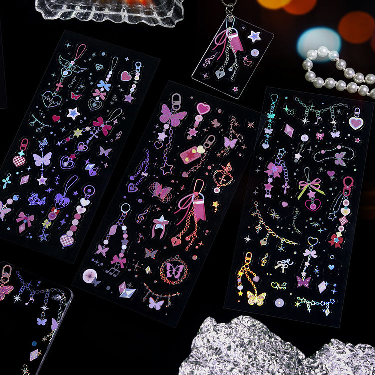 BGM Foil Stamping Iride Seal: Iride — Twinkly Charm — close-up
