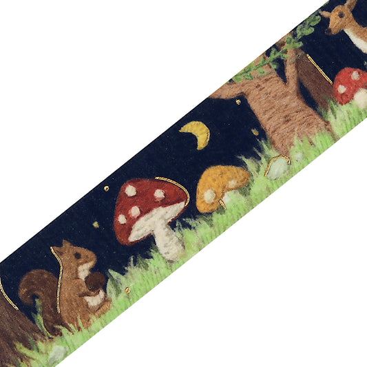 BGM Foil Stamping Masking Tape: Pienistitch — Little Forest — pattern detail