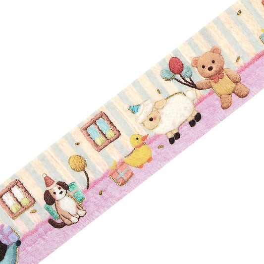 BGM Foil Stamping Masking Tape: Pienistitch — Little Party — pattern detail