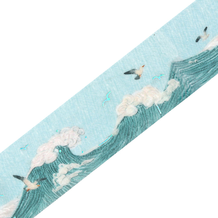 BGM Foil Stamping Masking Tape: Pienistitch — Little Sea — pattern detail