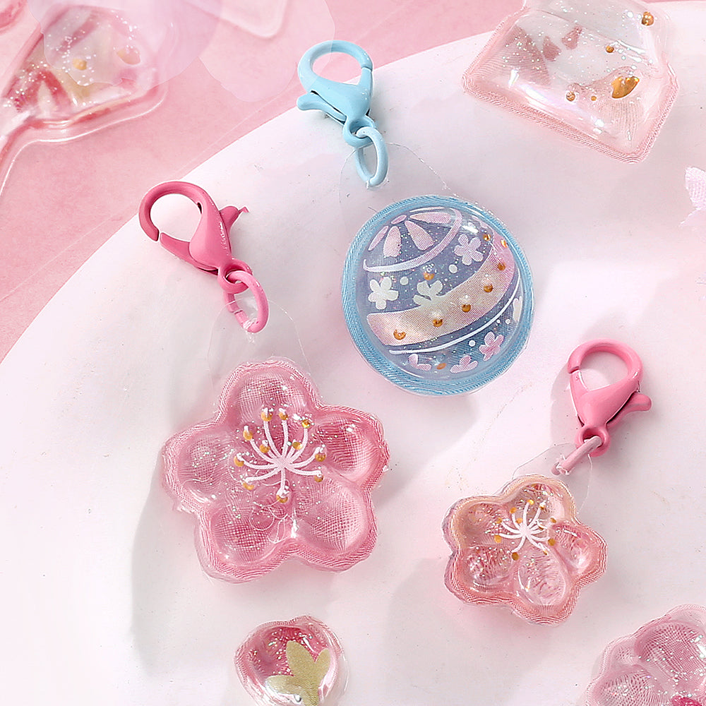 BGM Kyururun Seal — Cherry Blossoms — with packaging