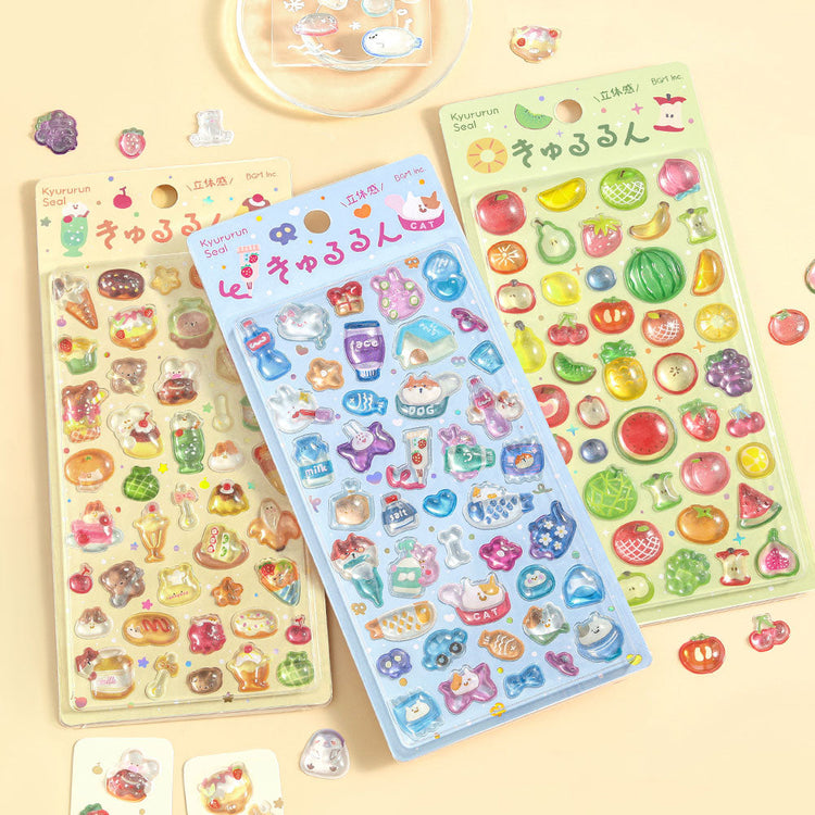 BGM Kyururun Seal — Fun Cafe — close-up