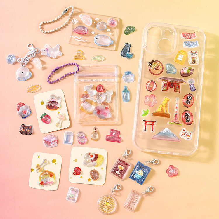 BGM Kyururun Seal — Fun Cafe — flat lay