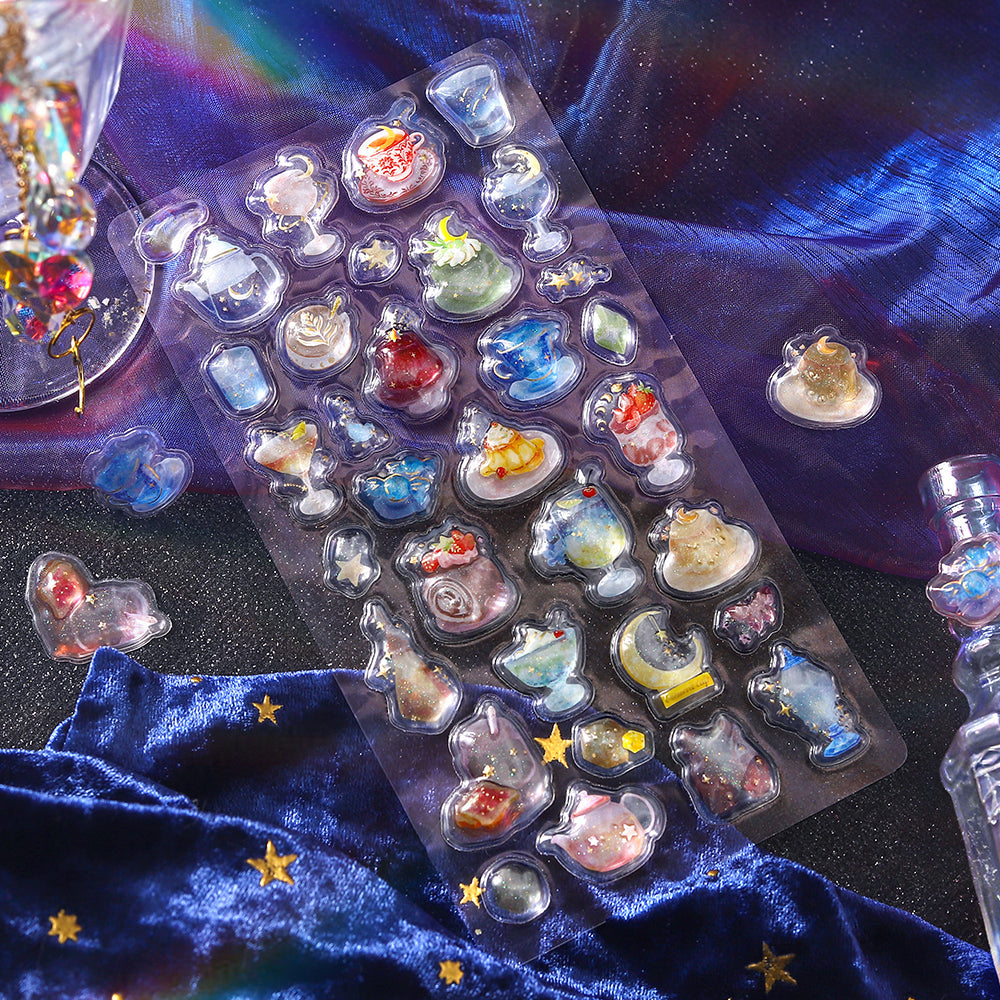 BGM Kyururun Seal — Sky — sticker detail