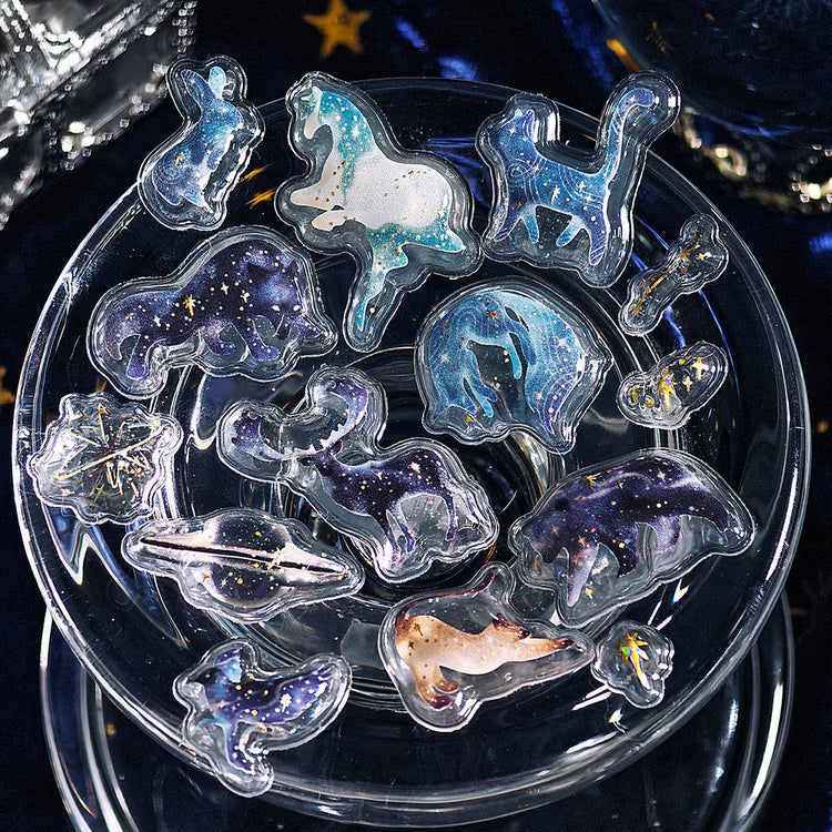 BGM Kyururun Seal — Stardust Magic — applied in a journal