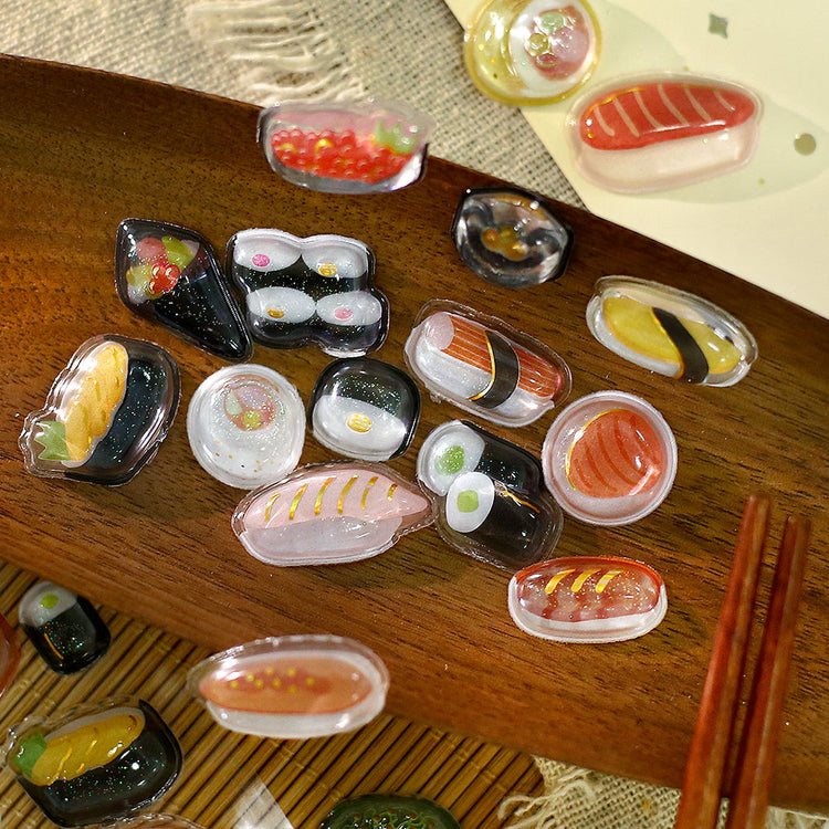 BGM Kyururun Seal — Sushi — applied in a journal