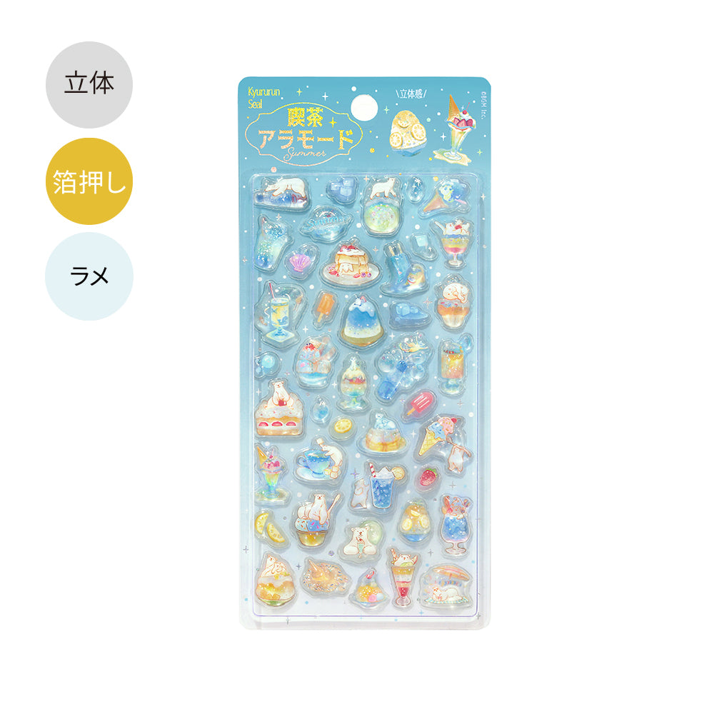 BGM Kyururun Seat Seal: Café à la Mode — Summer Limited Edition — sheet front