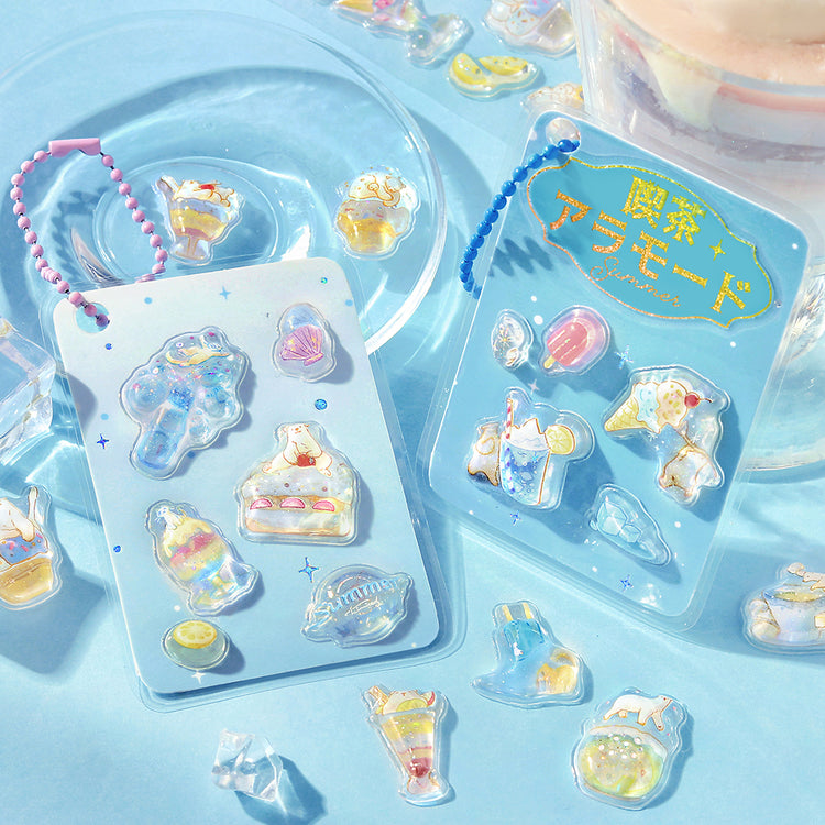 BGM Kyururun Seat Seal: Café à la Mode — Summer Limited Edition — with packaging