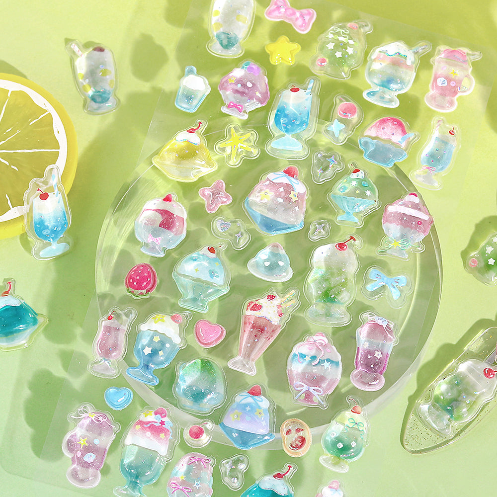 BGM Kyururun Seat Seal — Summer Sweet — sticker detail