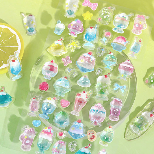 BGM Kyururun Seat Seal — Summer Sweet — sticker detail
