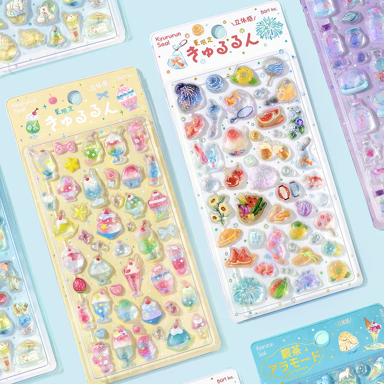 BGM Kyururun Seat Seal — Summer Sweet — close-up