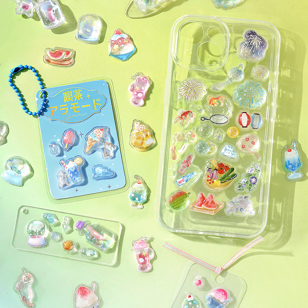 BGM Kyururun Seat Seal — Summer Tradition — flat lay