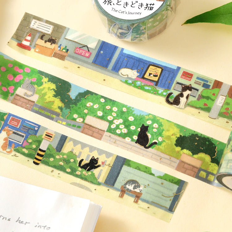 BGM Masking Tape Travels with Cats: Back Alley Afternoon
