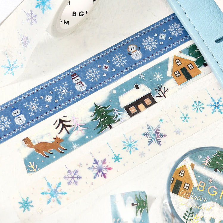 BGM Masking Tape Winter Limited Edition: Nordic Winter Scenery