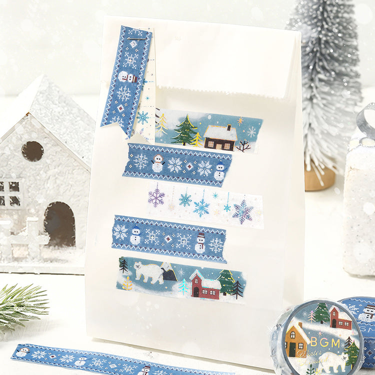 BGM Masking Tape Winter Limited Edition: Nordic Winter Scenery