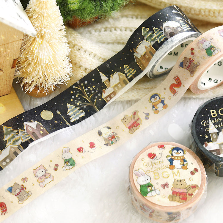 BGM Masking Tape Winter Limited Edition: Snowy Night