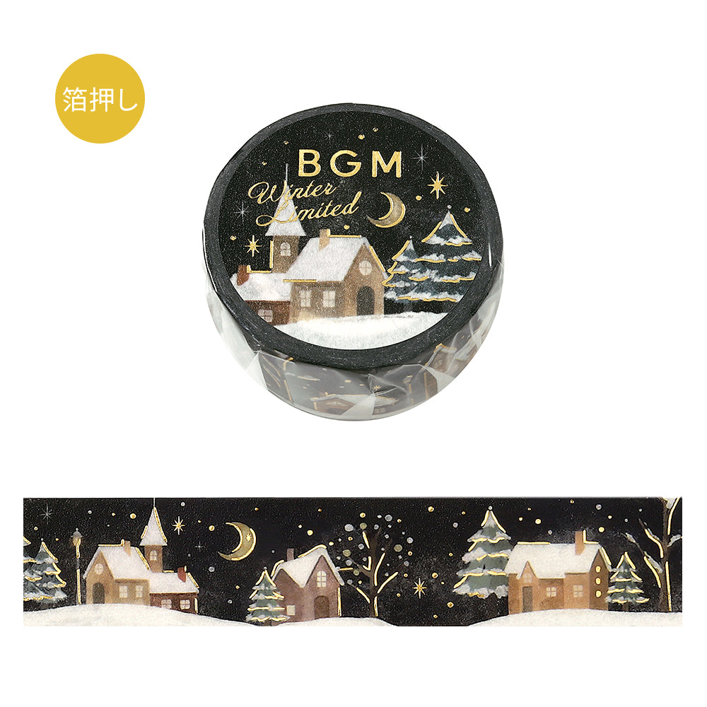 BGM Masking Tape Winter Limited Edition: Snowy Night