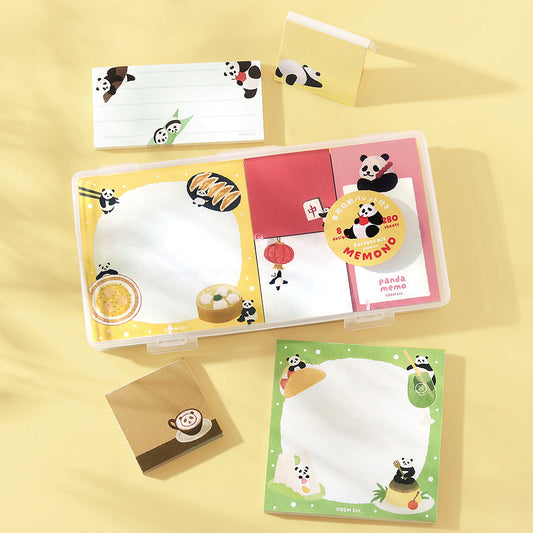 BGM Memo Seal Set: MEMONO — Panda Days — sticker detail