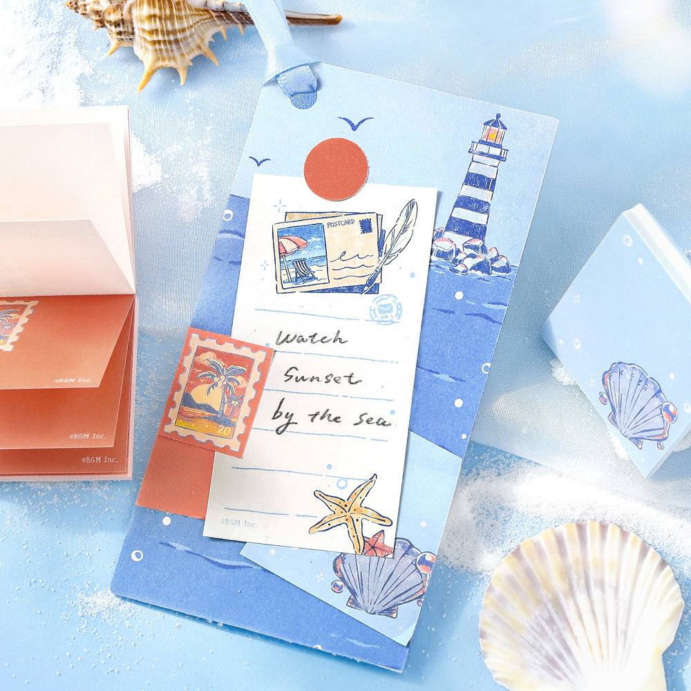 BGM Memo Seal Set: MEMONO - Travel Fragments