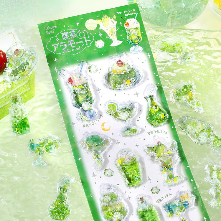 BGM Seat Seal: Cafe À la Mode – Dewy Green