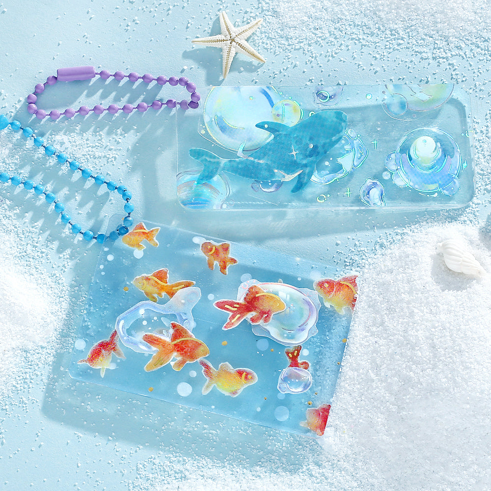 BGM Summer Limited Edition Clear Tape — Fluttering Goldfish — with packaging