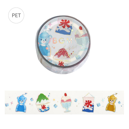 BGM Summer Limited Edition Clear Tape — Summer-Colored Ice — roll front