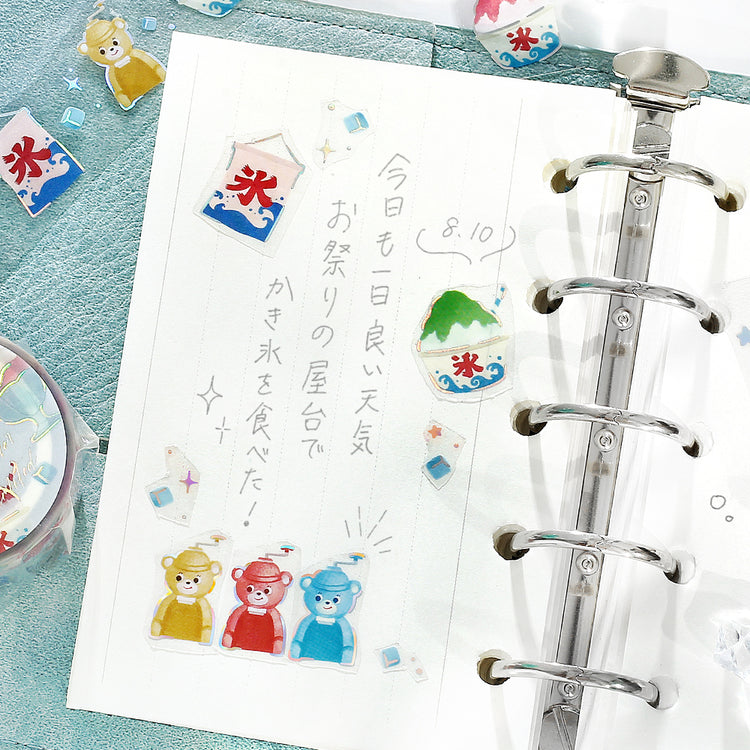 BGM Summer Limited Edition Clear Tape — Summer-Colored Ice — with packaging