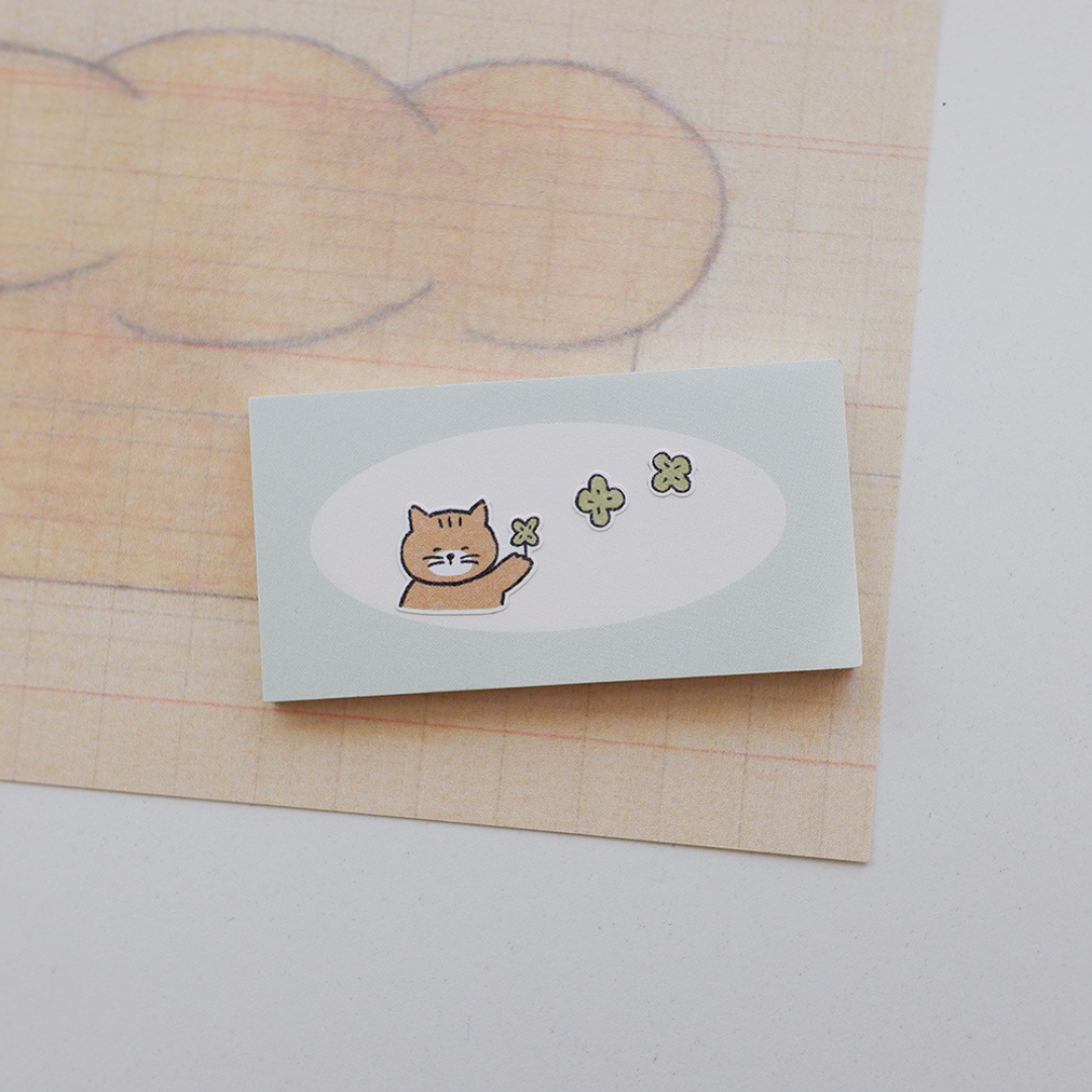 Suatelier Daily Deco Sticker — goyomi & goyami — applied in a journal