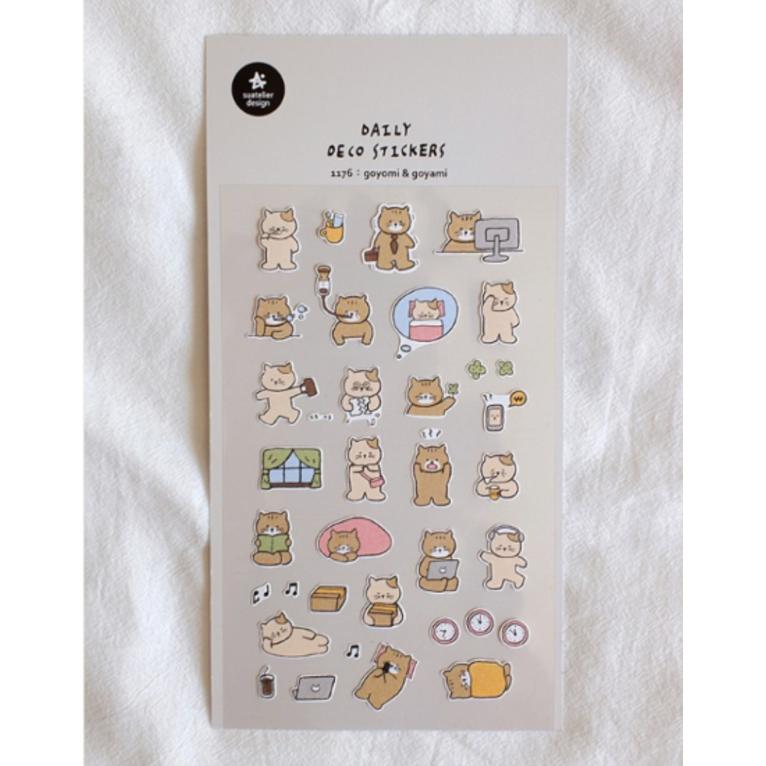Suatelier Daily Deco Sticker — goyomi & goyami — sticker detail