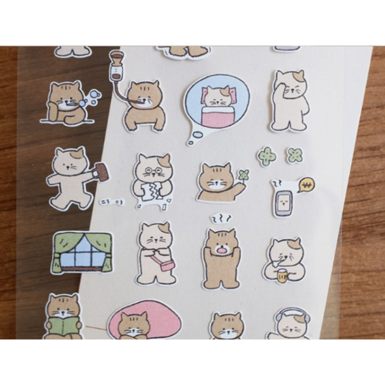 Suatelier Daily Deco Sticker — goyomi & goyami — flat lay